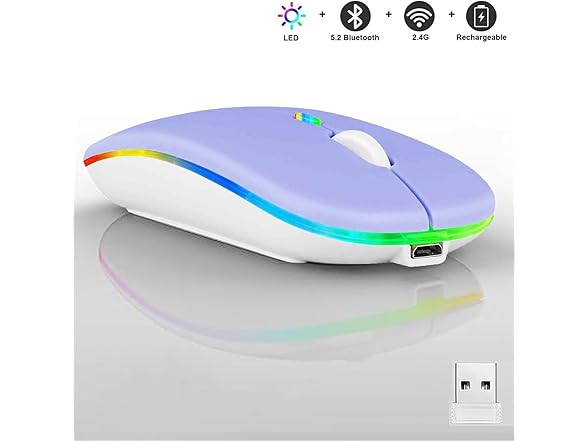 Slim Portable Bluetooth Mice 3-Pack