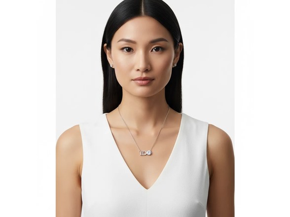 Diamond I Do Wedding Necklace