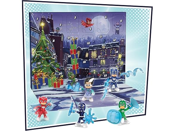 PJ Masks Kids Advent Calendar, 24 Daily Surprises