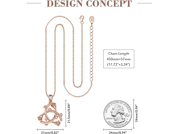 JMKTOOL Celtic Knot Necklace