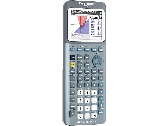 TI-84 Plus CE Graphing Calculator Texas Instruments, Fractal Frost (Open Box)