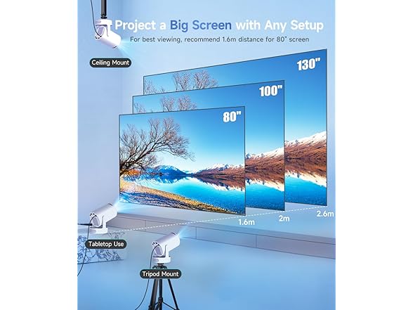 Magcubic BC587625050042 Projector HY300Pro+ Android Wh