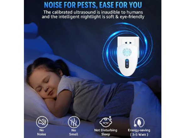 6 Pack Ultrasonic Pest Control Repeller