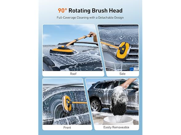 AstroAI Car Wash Brush, 43in Handle