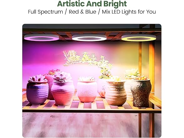 Mosthink 6.3in Ceiling Grow Lights