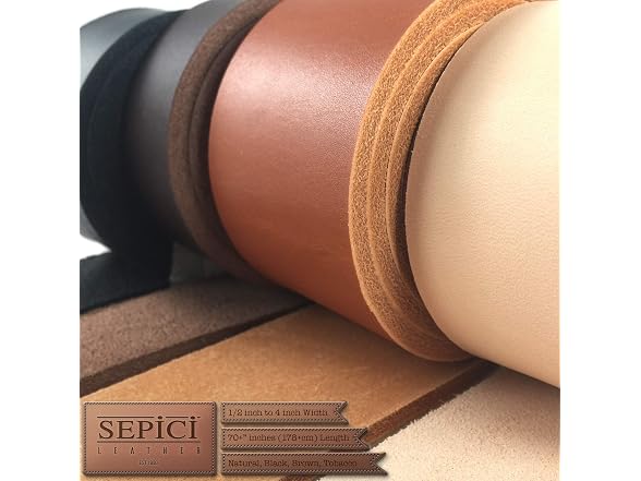 8-9oz Belt Blanks, 1-1/2" (3.8 cm) x