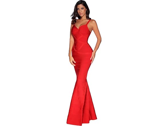 Meilun Women (M) Sleeveless Maxi Bandage Dress