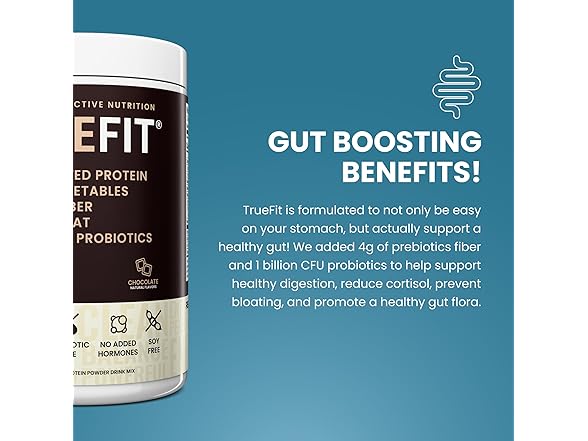 TrueFit Gut Healthy Protein Powder