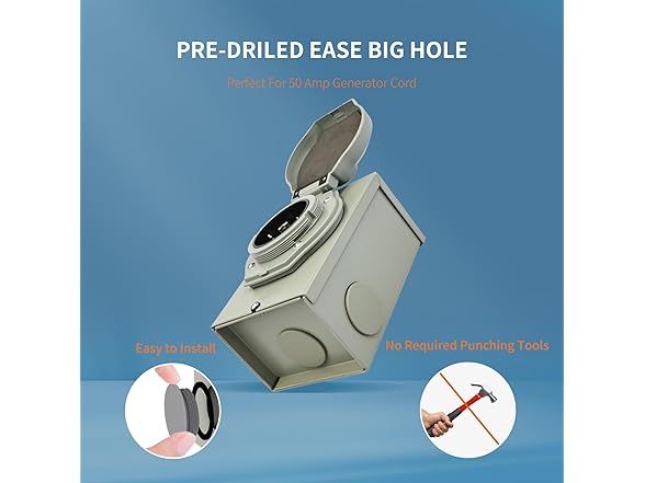 enSkate 50A Generator Inlet Box SS2