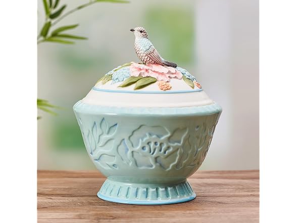Fitz and Floyd Meadow Cookie Jar, 9 Inch