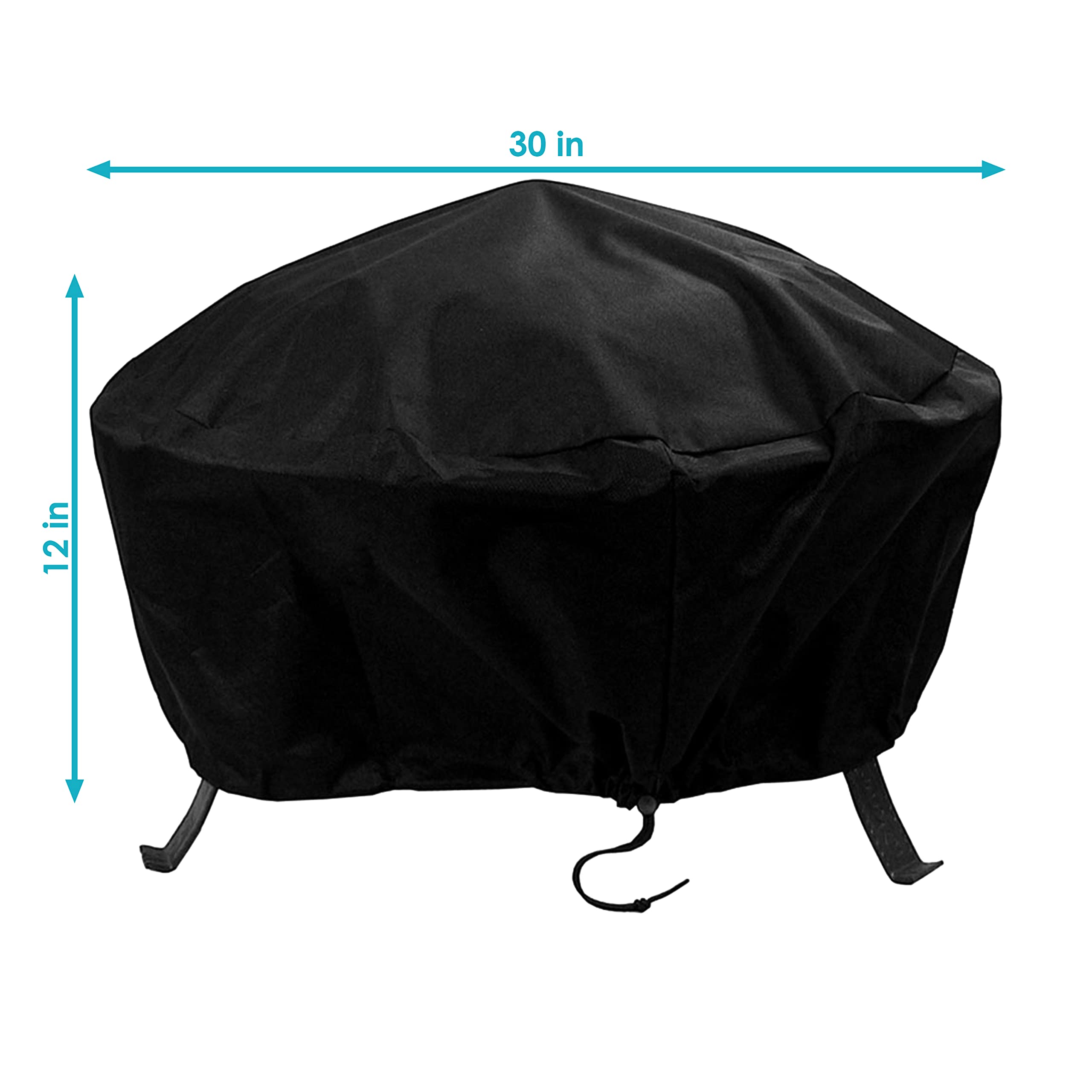 Outdoor Heavy Duty Round Fire Pit Cover - Gallery 15