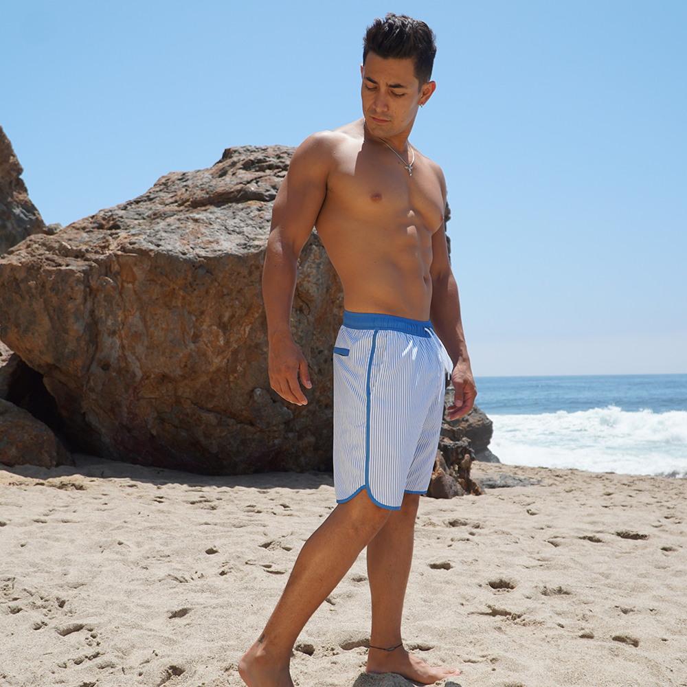 Warriors & Scholars Men's Swim Trunks W/Performance Liner - Gallery 38