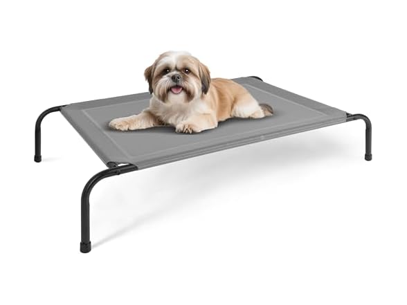 FluffyDream Cooling Elevated Dog Cot