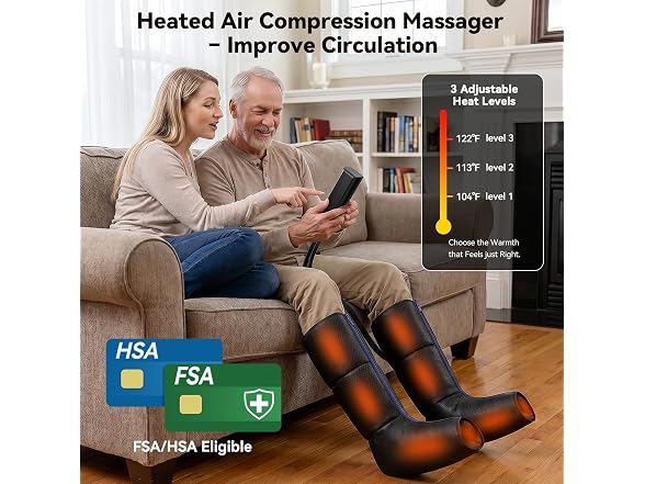 RQH BC0757260609710 RQH Leg Massager with Heat