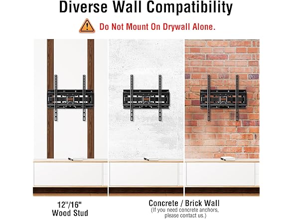 ELIVED Full Motion TV Wall Mount | 26-65"