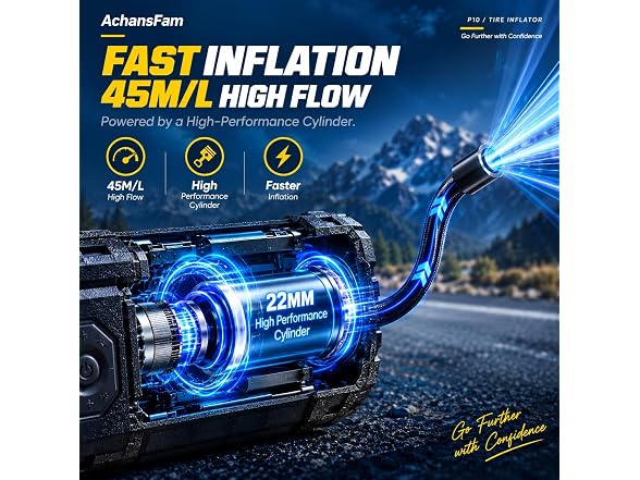 Achansfam P10 Tire Inflator Compressor