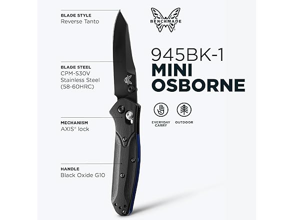 Benchmade Mini Osborne Knife - Cerakote Finish