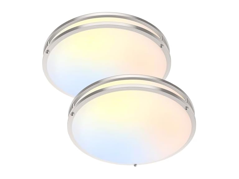 Brightever KN0001 LED Ceiling Lights 16inch Brushed Nickle