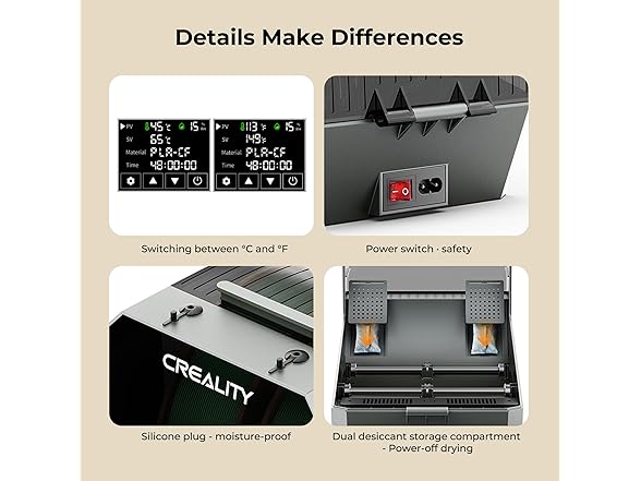 Creality Space Pi FilamentDryer Plus with 360 (Open Box)