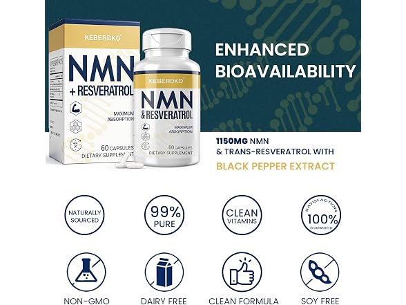 Keberdko NMN Supplement 1150mg