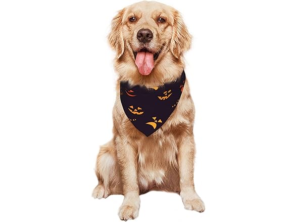 vercosee Halloween Dog Bandana