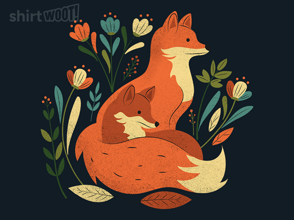 Foxes and flowers