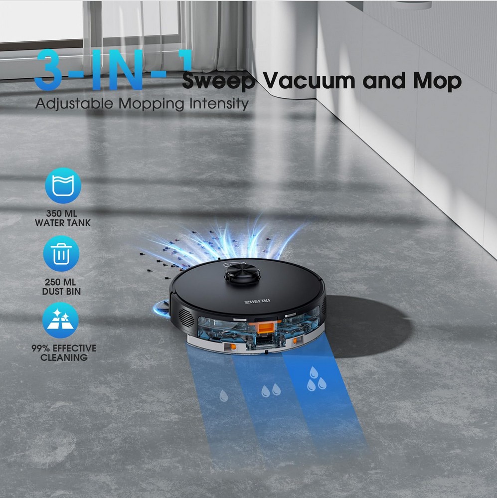 SHELIKI 3-in-1 Robot Vacuum and Mop - Gallery 11