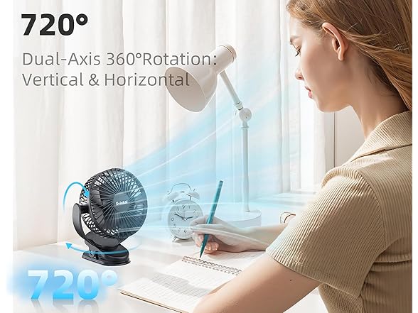 Svinkal Personal Clip on Fan Battery
