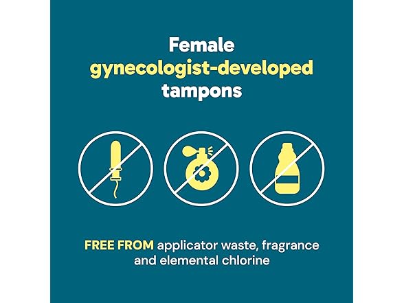 OB Tampons No Applicator Fragrance Free 40ct
