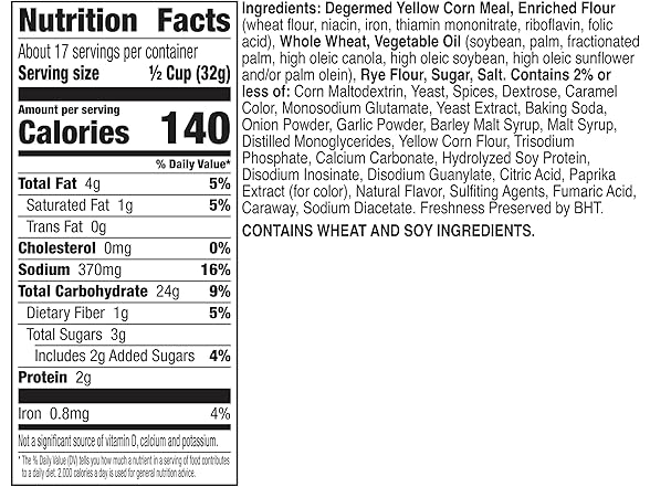 Chex Mix Traditional Original Recipe Snack Mix