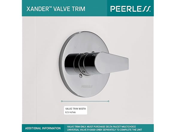 Peerless DELTA FAUCET PTT14019-BL Valve Kit Trim