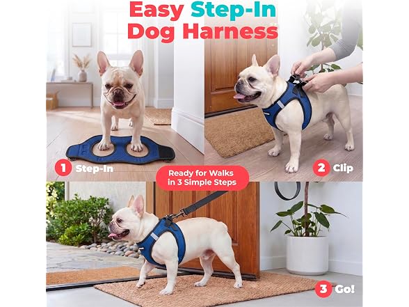 Voyager Step-in Air Dog Vest Harness Royal