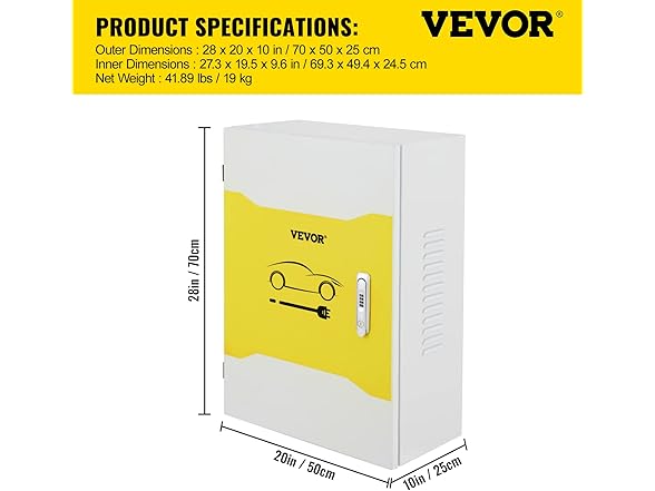 VEVOR Tesla Charger Station Box