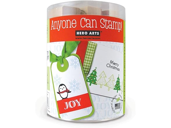 Hero Arts LL795 Ink 'n' Stamp, Merry Christmas