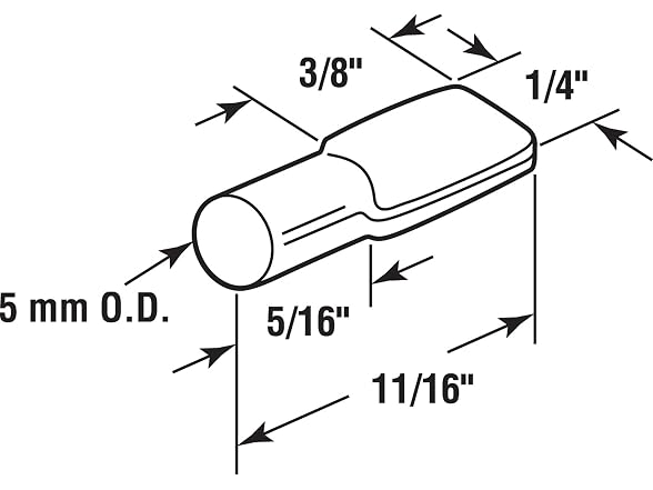 Prime-Line U 10166 Shelf Support Peg 5mm