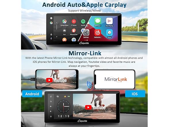 10.3" Wireless CarPlay Screen w/ GPS