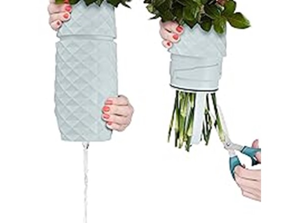 Amaranth 10" Floral Care Vase