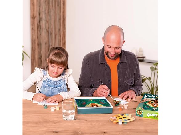Ravensburger CreArt Do It Together: Tiger Paint‑by‑Number Kit