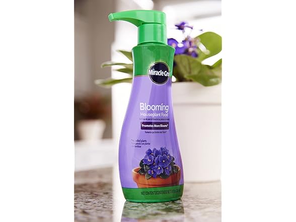 Miracle-Gro Blooming Houseplant Food, Plant Fertilizer, 8 oz. (6-Pack)