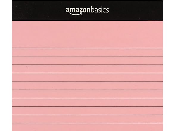 Wide Ruled 8.5 x 11.75-Inch Lined Writing Note Pads - 6-Pack