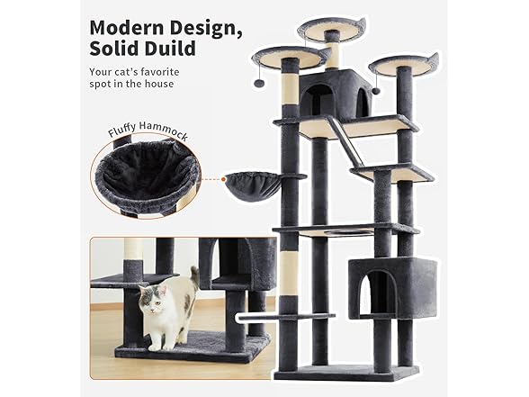Made4Pets Tall Cat Tree