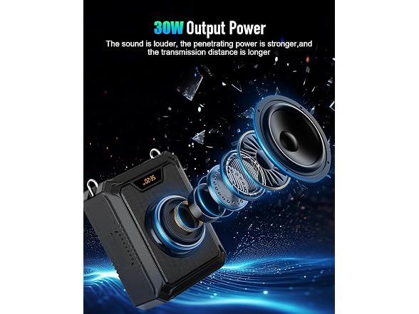 SHIDU 30W Voice Amplifier W/ Headset