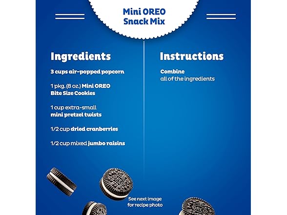 Oreo Mini Mix Sandwich Cookies Variety Pack, 20PK