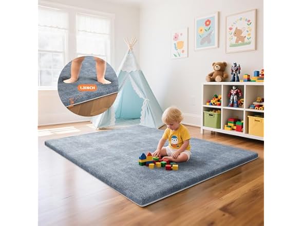Toddler & Baby Play Mat for Floor