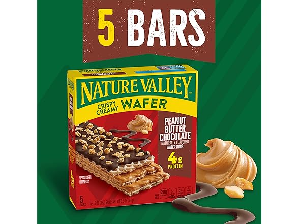 5CT Nature Valley Crispy Creamy Wafer Bars
