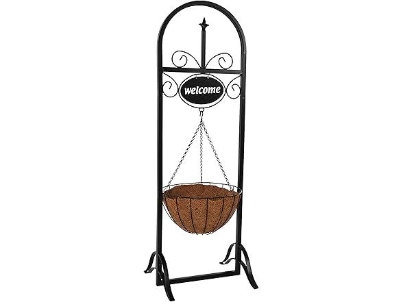 Sunnydaze Hanging Basket Planter Stand