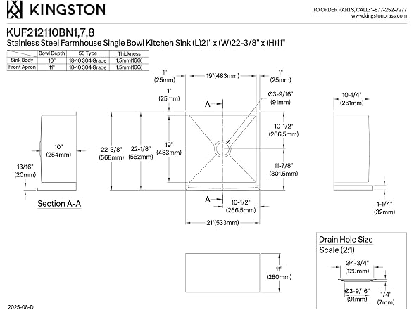 Kingston Brass Steel Sink