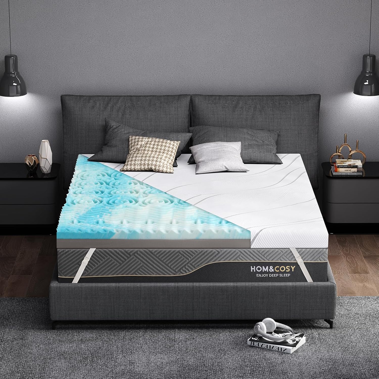 WEUP Firm Mattress Topper 4" King Size - Gallery 10