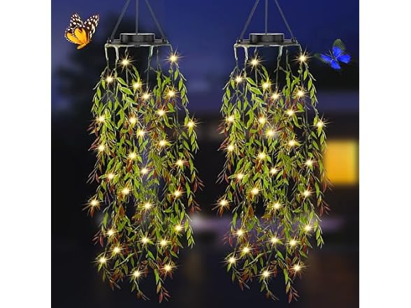 KagoLing Solar Light Outdoor Fake Plants