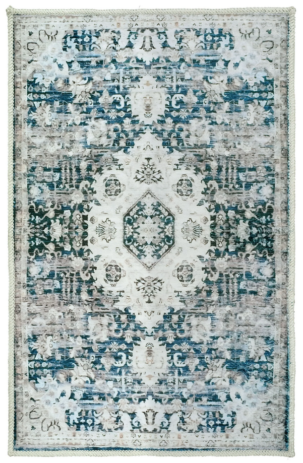 Kathy Ireland Soft Brushed Flannel Washable Area Rug - Gallery 11